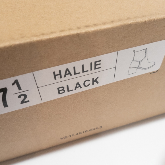 Journee Collection Hallie Booties Black -7.5 - Picture 8 of 8